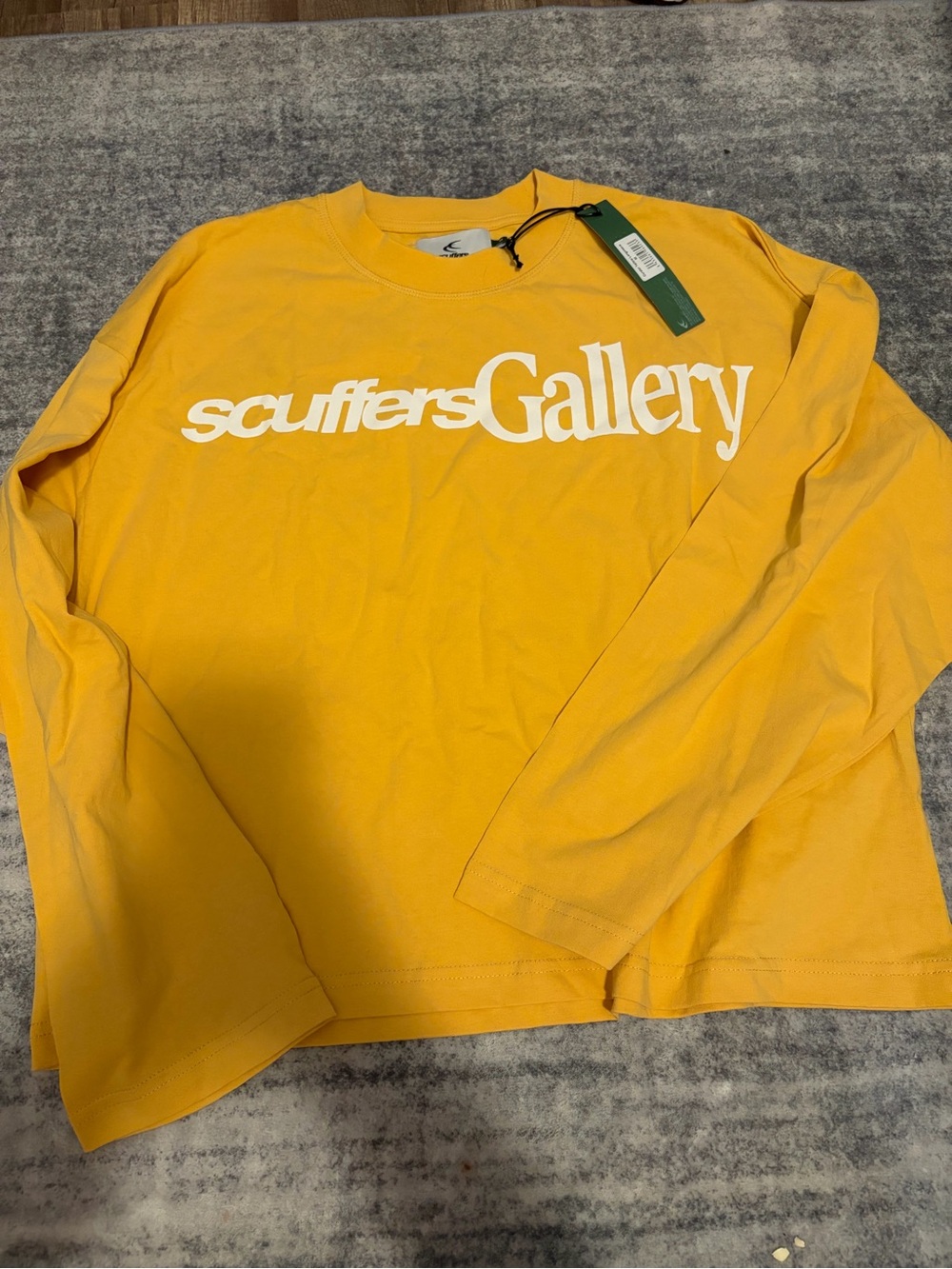scuffersGallery Women's Long Sleeve Tee in Yellow